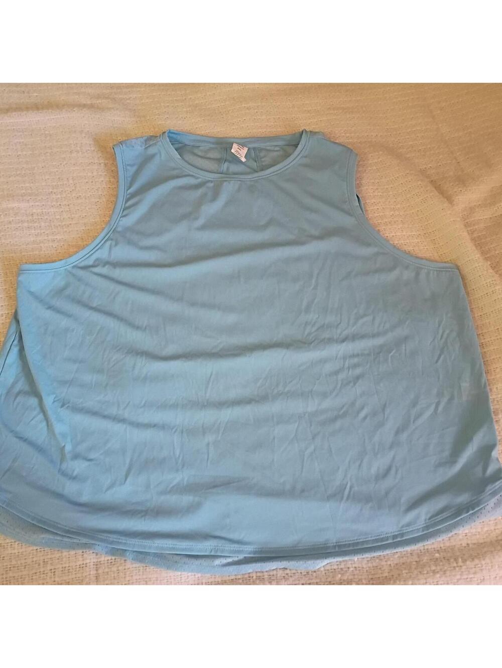 Xersion Women's Blue and Green Vests-tanks-cami